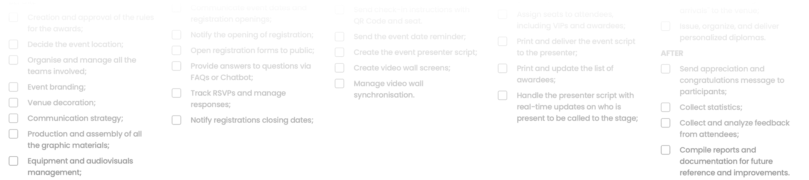 Checklist image