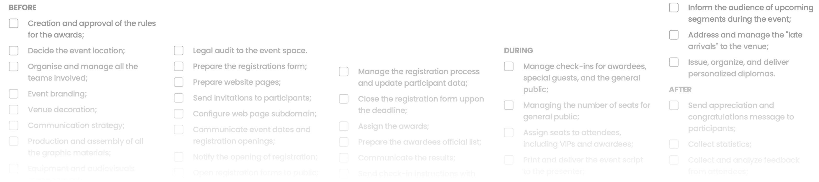 Checklist image